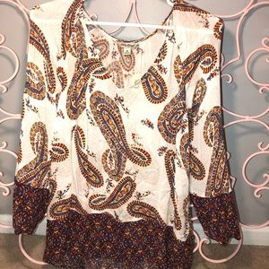 NWT Lucky brand long sleeve shirt